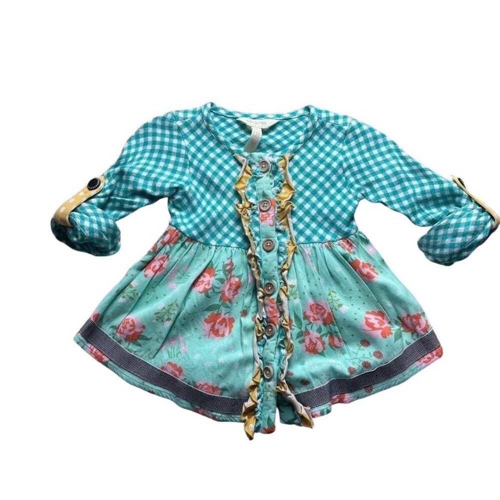 Matilda Jane Joanna Gaines Pecan Pie Tunic Size 2 Years